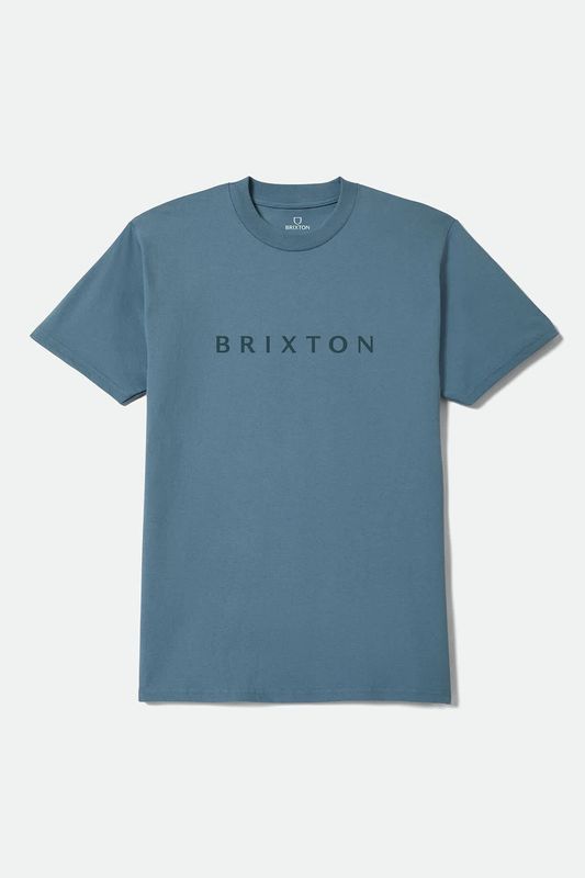 ALPHA LINE S/S STND TEE - HARBOR BLUE