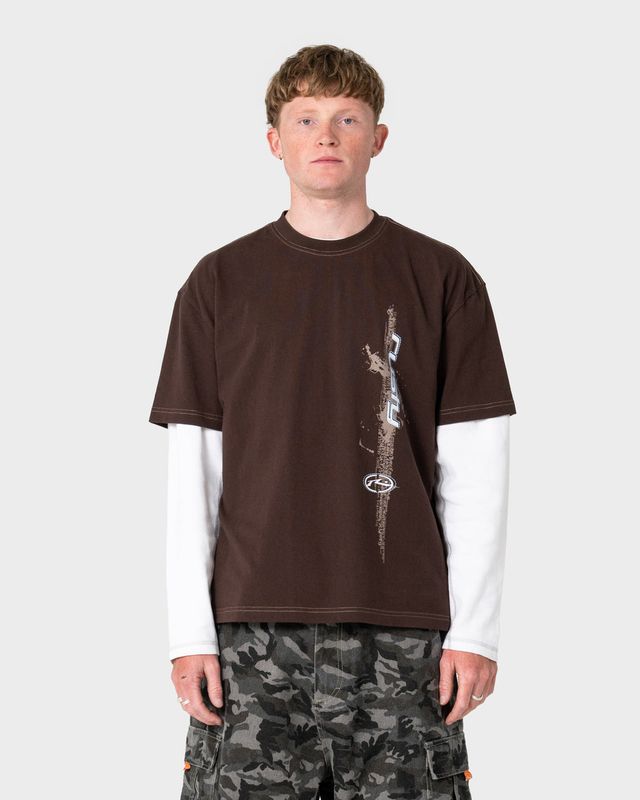 MORNING GLORY SHORT SLEEVE TEE - JAVA
