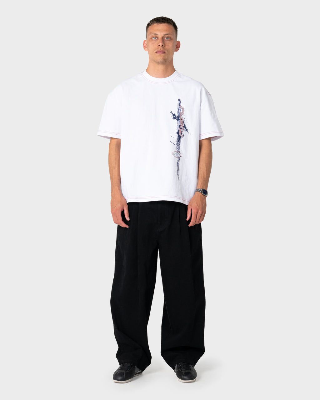 MORNING GLORY SHORT SLEEVE TEE - WHITE