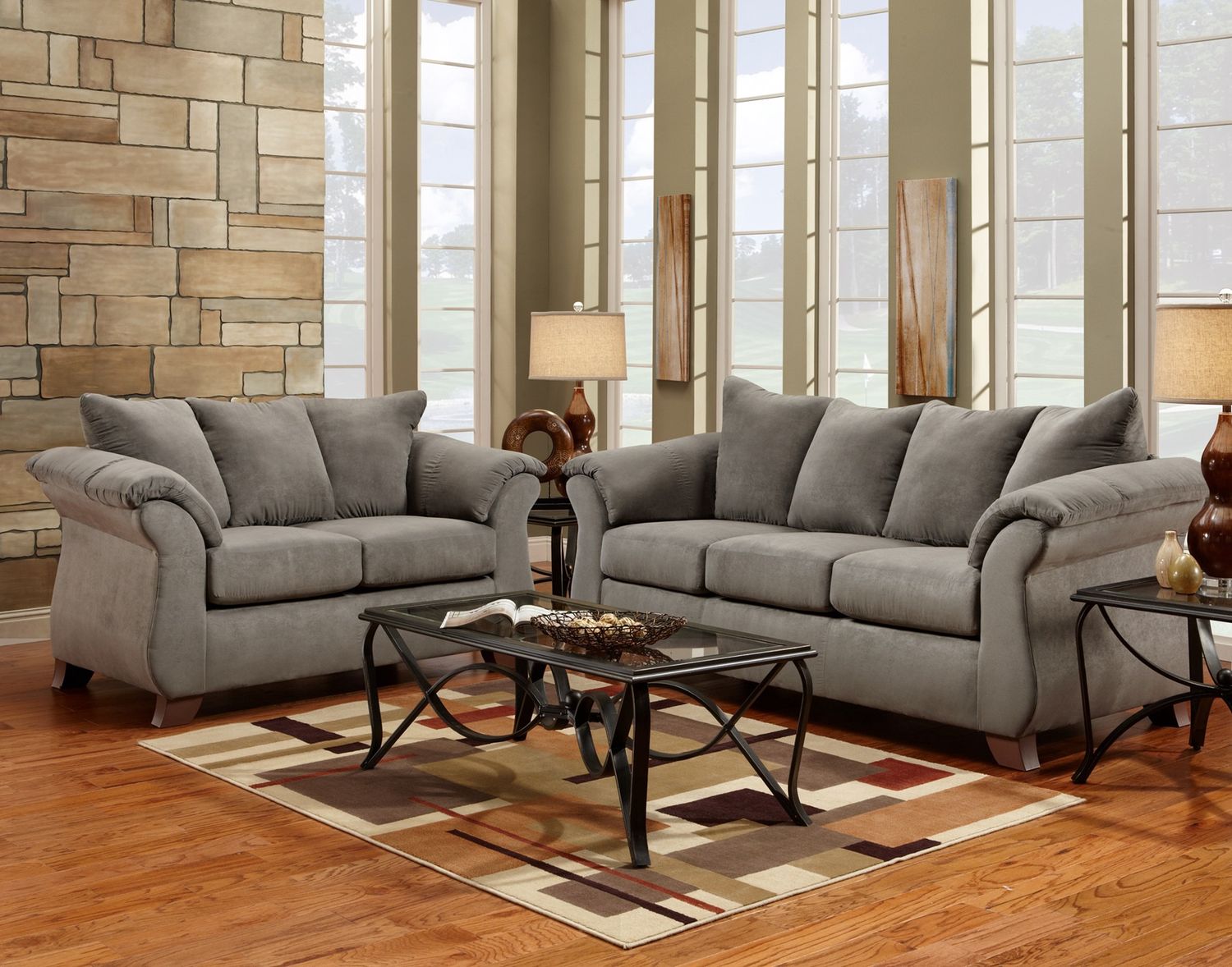 Aruba/Sensations Collection, Colour: Gray, style: Sofa