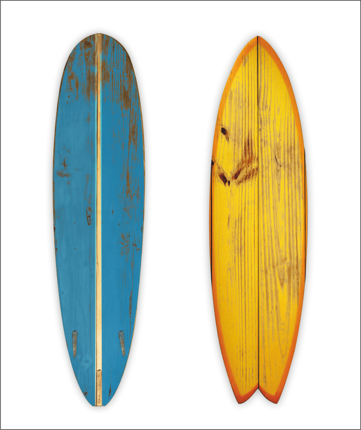 Papier peint Surf, Choisissez un de nos visuels: Kits de planche, Formats: 2.10 x 2.70 M, Matière: PP Adhésif