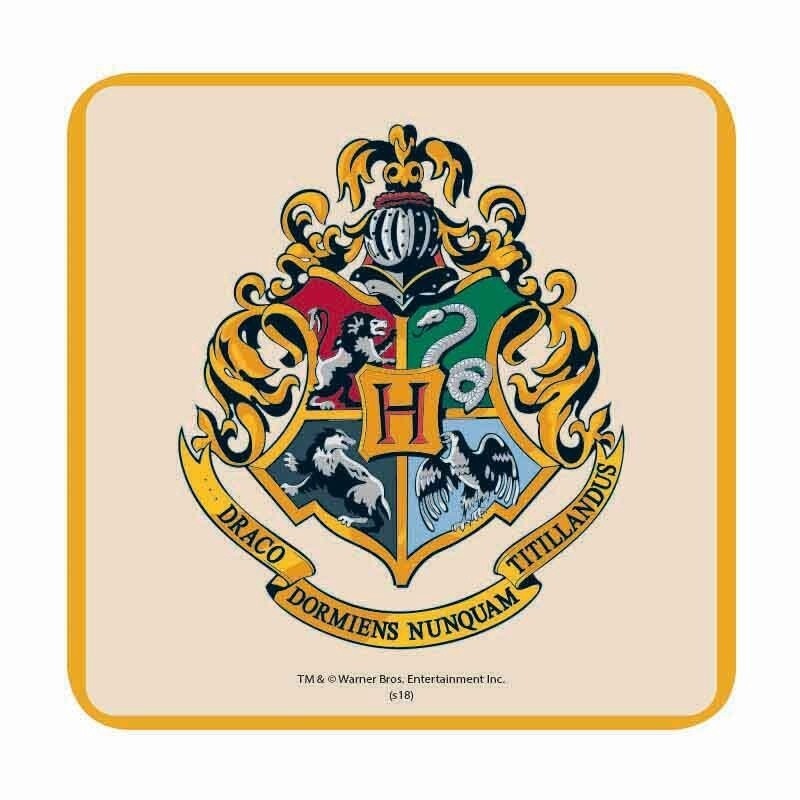 HP Single Coaster- Hogwarts Crest Harry Potter