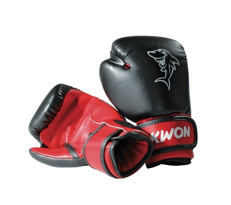 Kwon Kinder-Boxhandschuhe Kwon Kinder-Boxhandschuhe "Shark", schwarz/rot