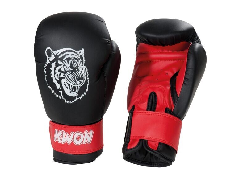 Kwon Kinder-Boxhandschuhe Kwon Kinder-Boxhandschuhe "Tiger", schwarz/rot
