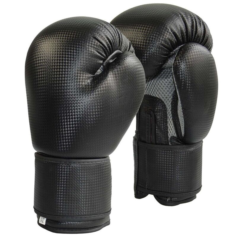 PX Boxhandschuhe, PX Boxhandschuhe, "Carbon",Kunstleder, schwarz