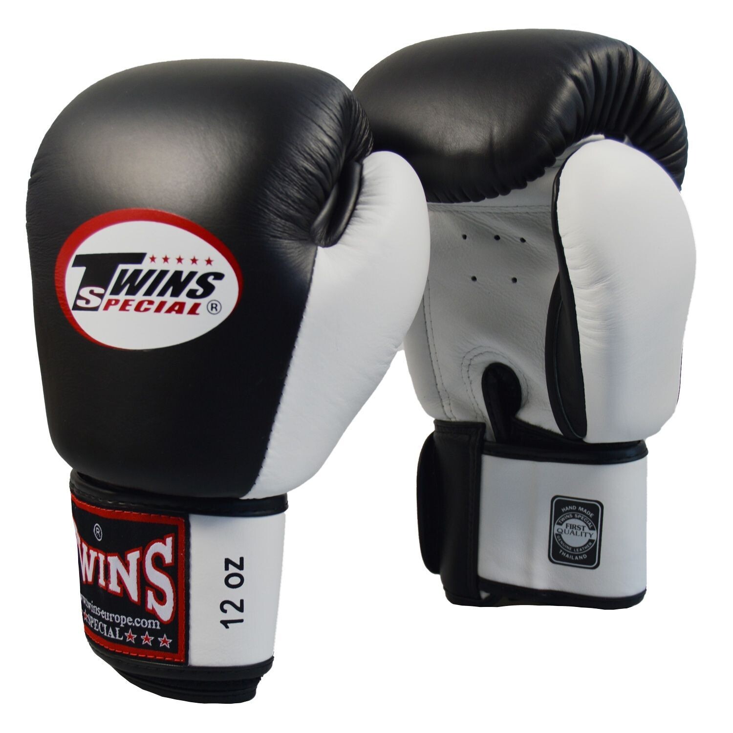 Twins Boxhandschuhe, schwarz/weiss