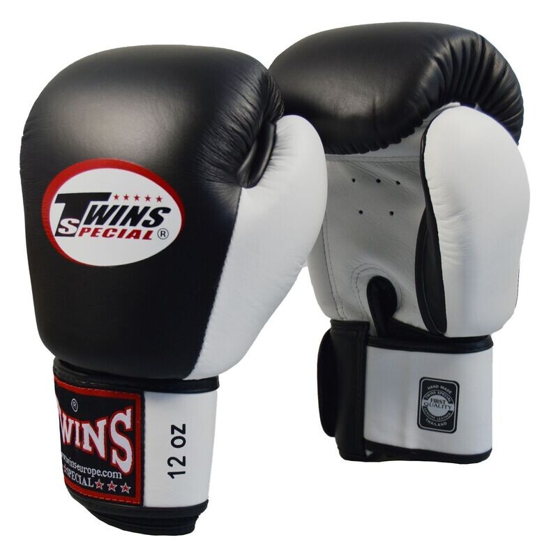 Twins Boxhandschuhe, schwarz/weiss Twins Boxhandschuhe, schwarz/weiss