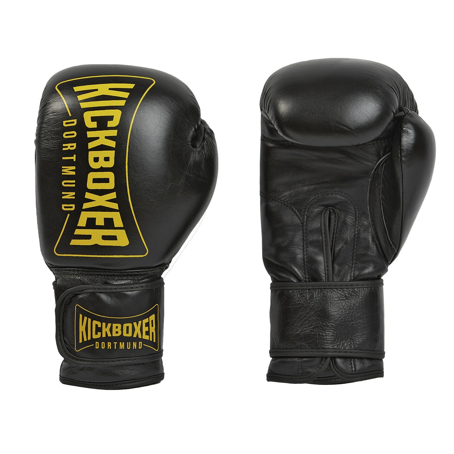 KBD Boxhandschuhe, Echtleder, schwarz