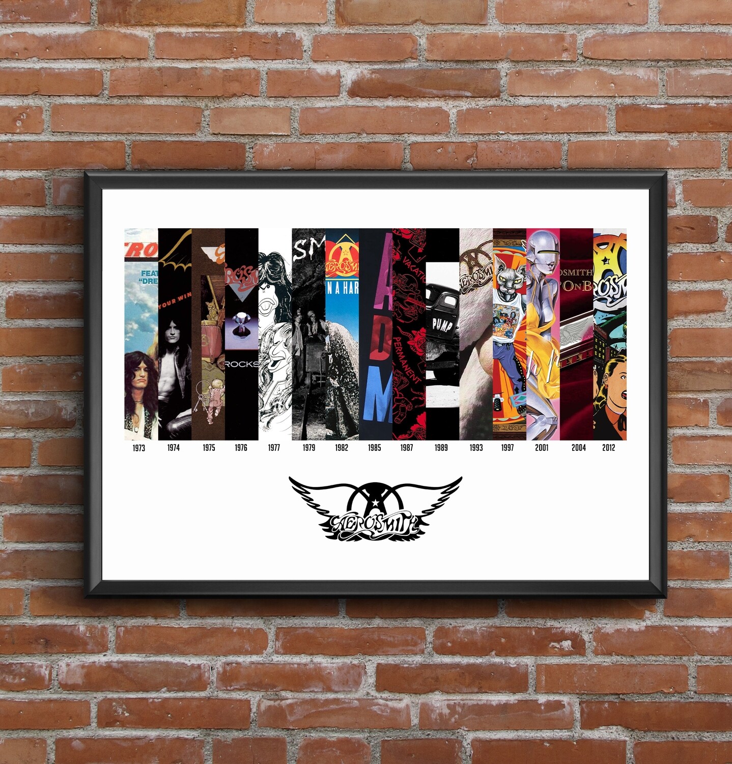 Aerosmith Discography Print