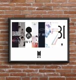 BTS Discography Print