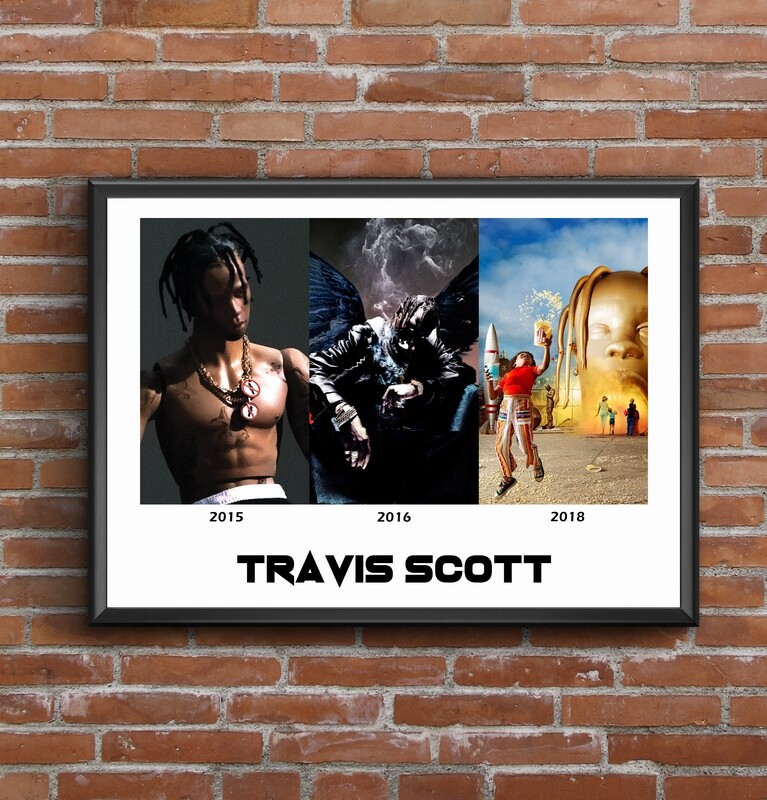 Travis Scott Discography Print