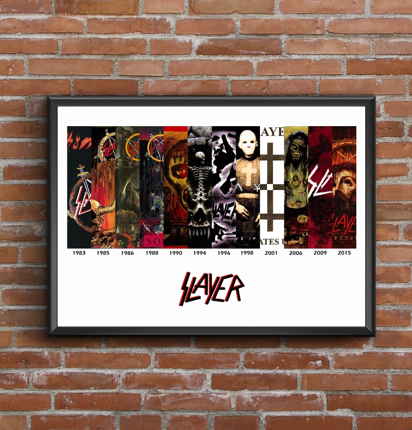 Slayer Discography Print