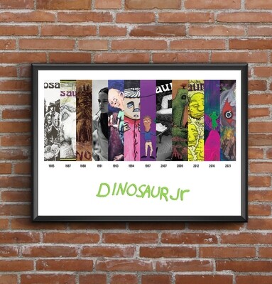 Dinosaur Jr Discography Print