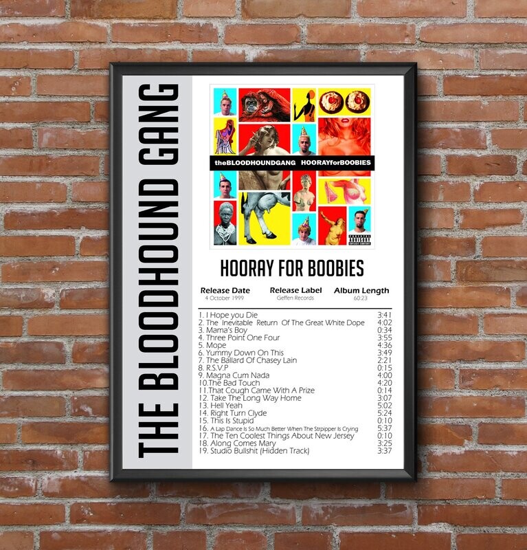 The Bloodhound Gang - Hooray For Boobies Album Print