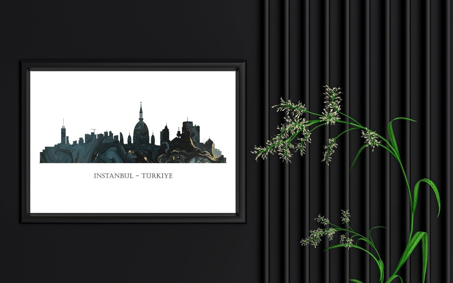 Istanbul - Turkey Skyline Print