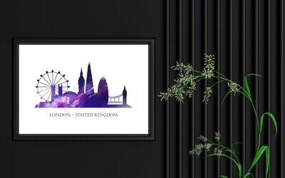 London - United Kingdom  Skyline Print