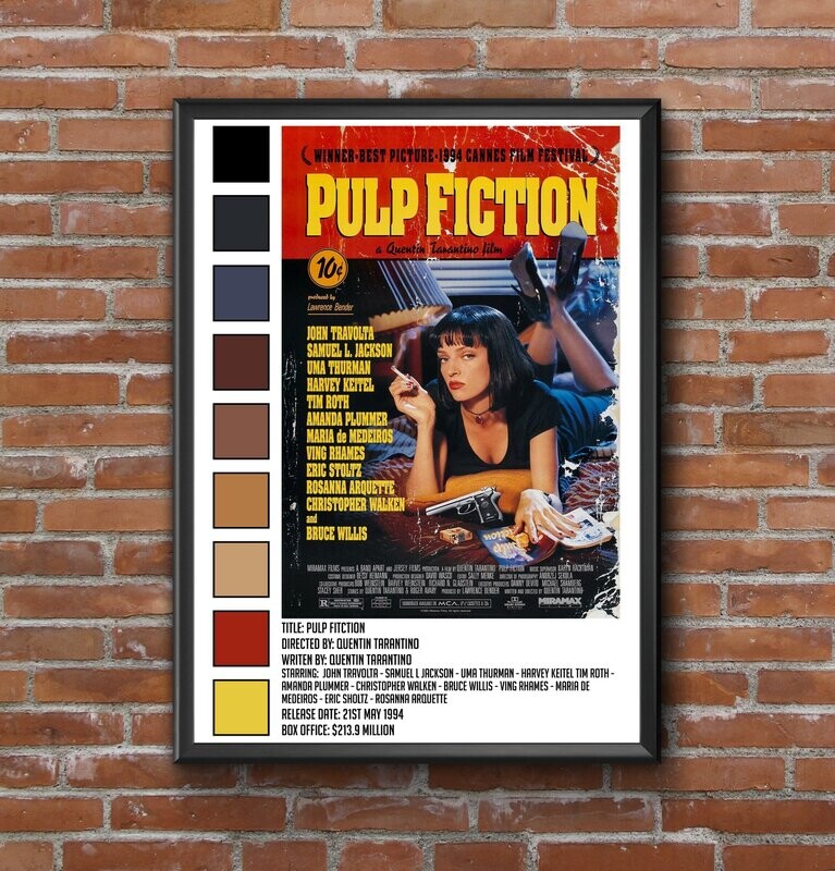 Pulp Fiction Film Poster Print