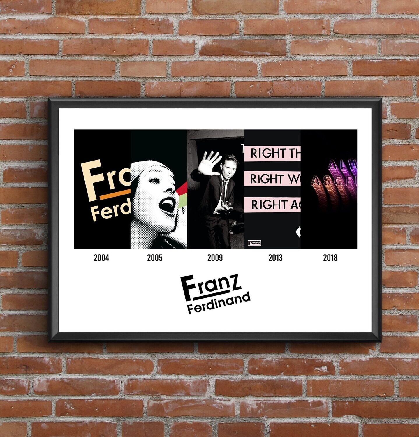 Franz Ferdinand Discography Print