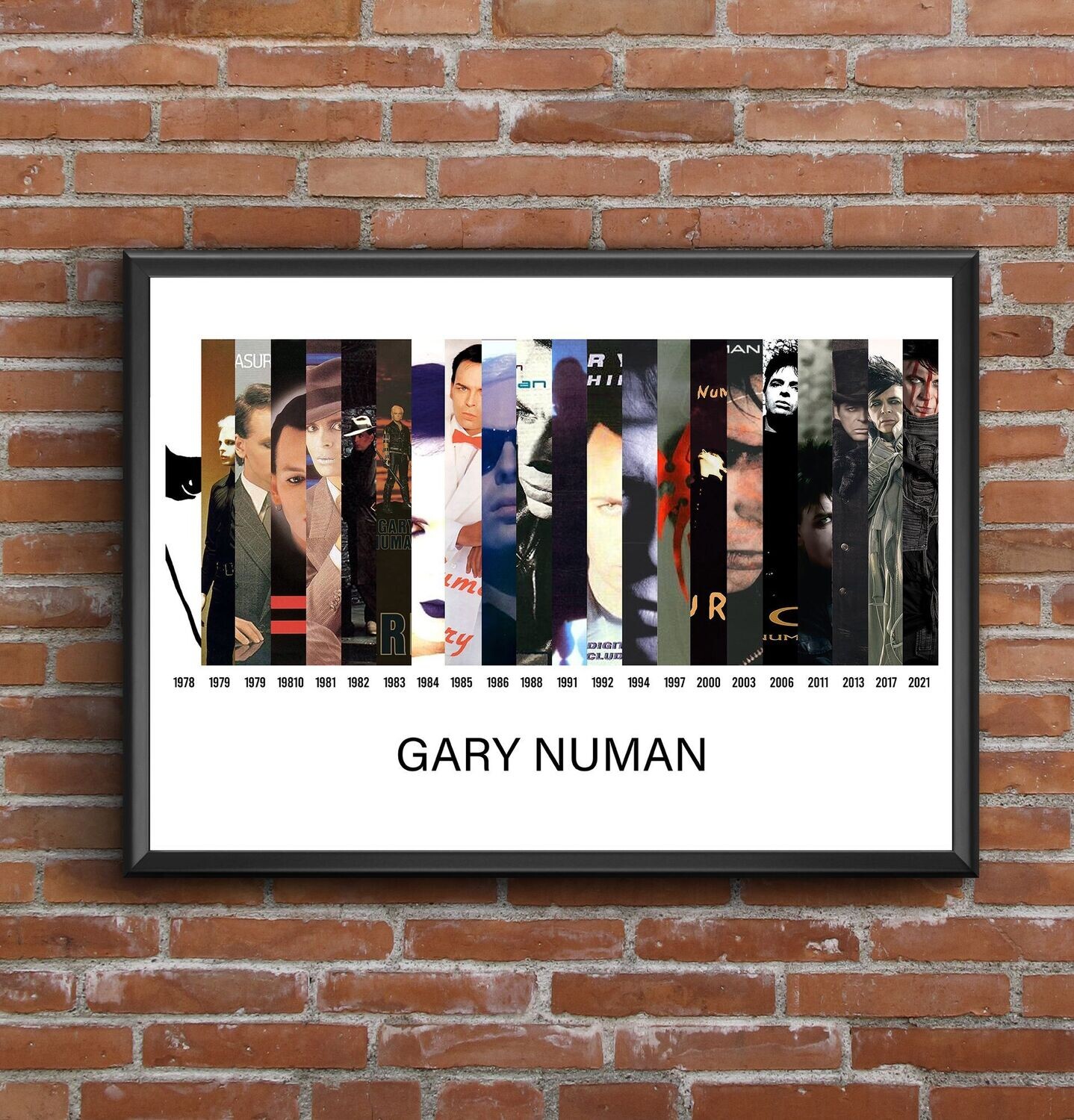 Gary Numan  Discography Print