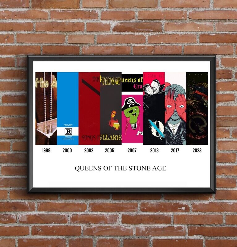 Queens of the Stone Age Discography Print