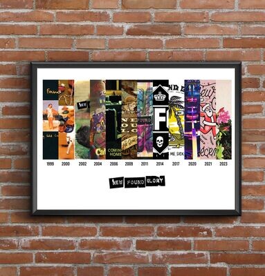 New Found Glory Discography Print