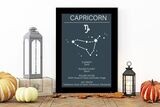 Capricorn - Zodiac Stats Print