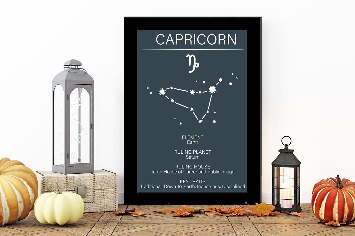 Capricorn - Zodiac Stats Print