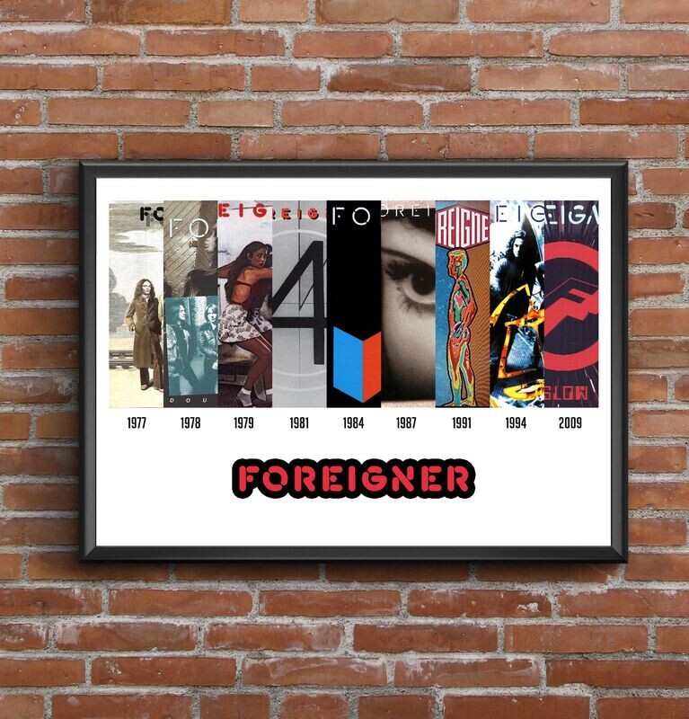 Foreigner  Discography Print