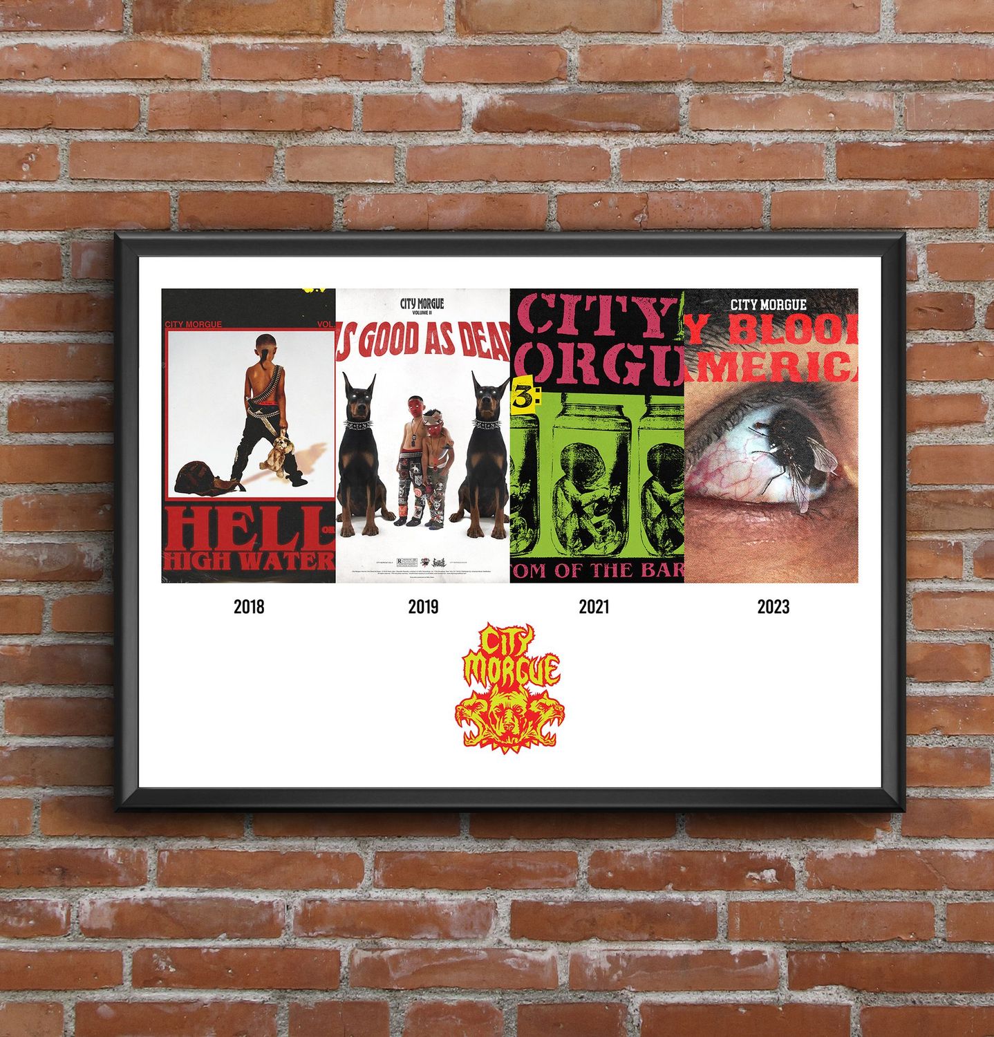 City Morgue Discography Print