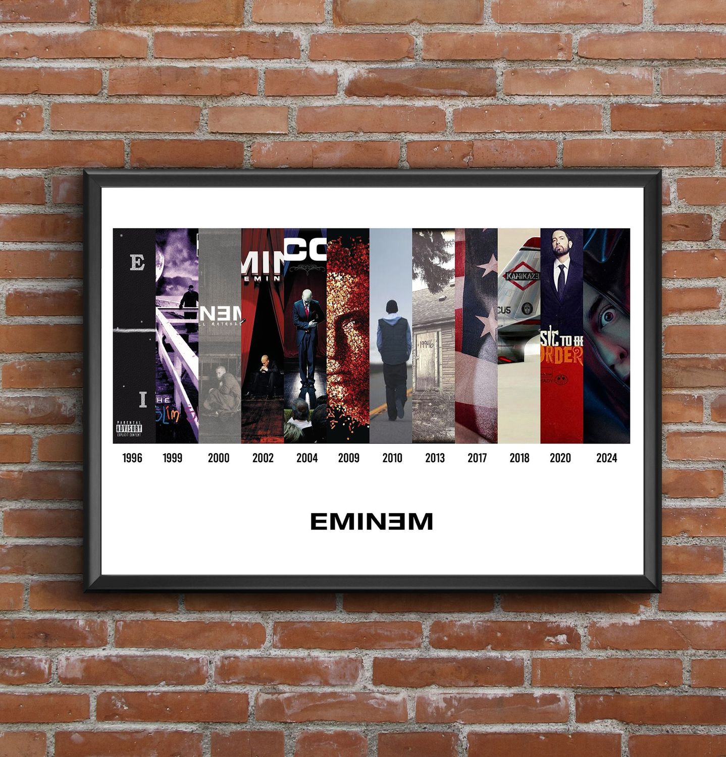 Eminem Discography Print