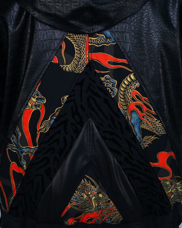 JACKIECHAKET DRAGON VEGAN LEATHER