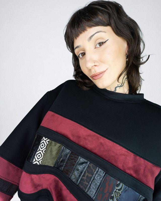 SUDADERA NAMI PATCHWORK 2