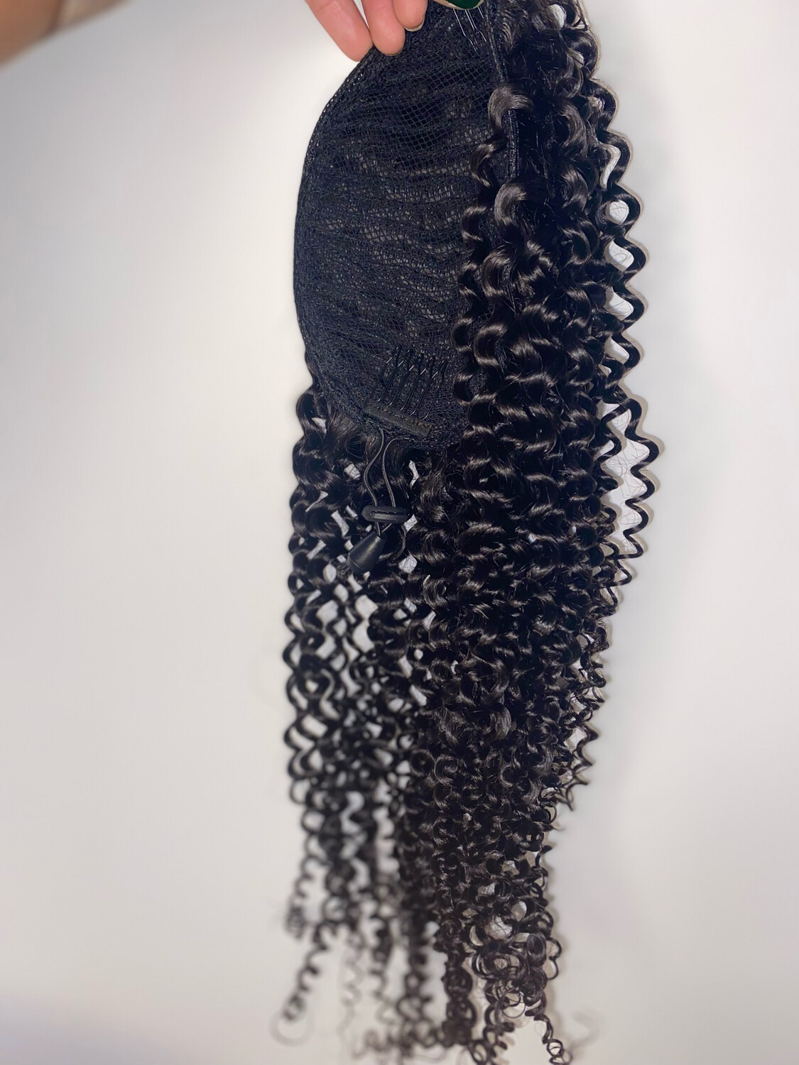 Viveestyles Kinky Curly 18 inch Drawstring Ponytail