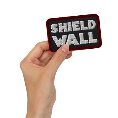 Shield Wall Embroidered Patch
