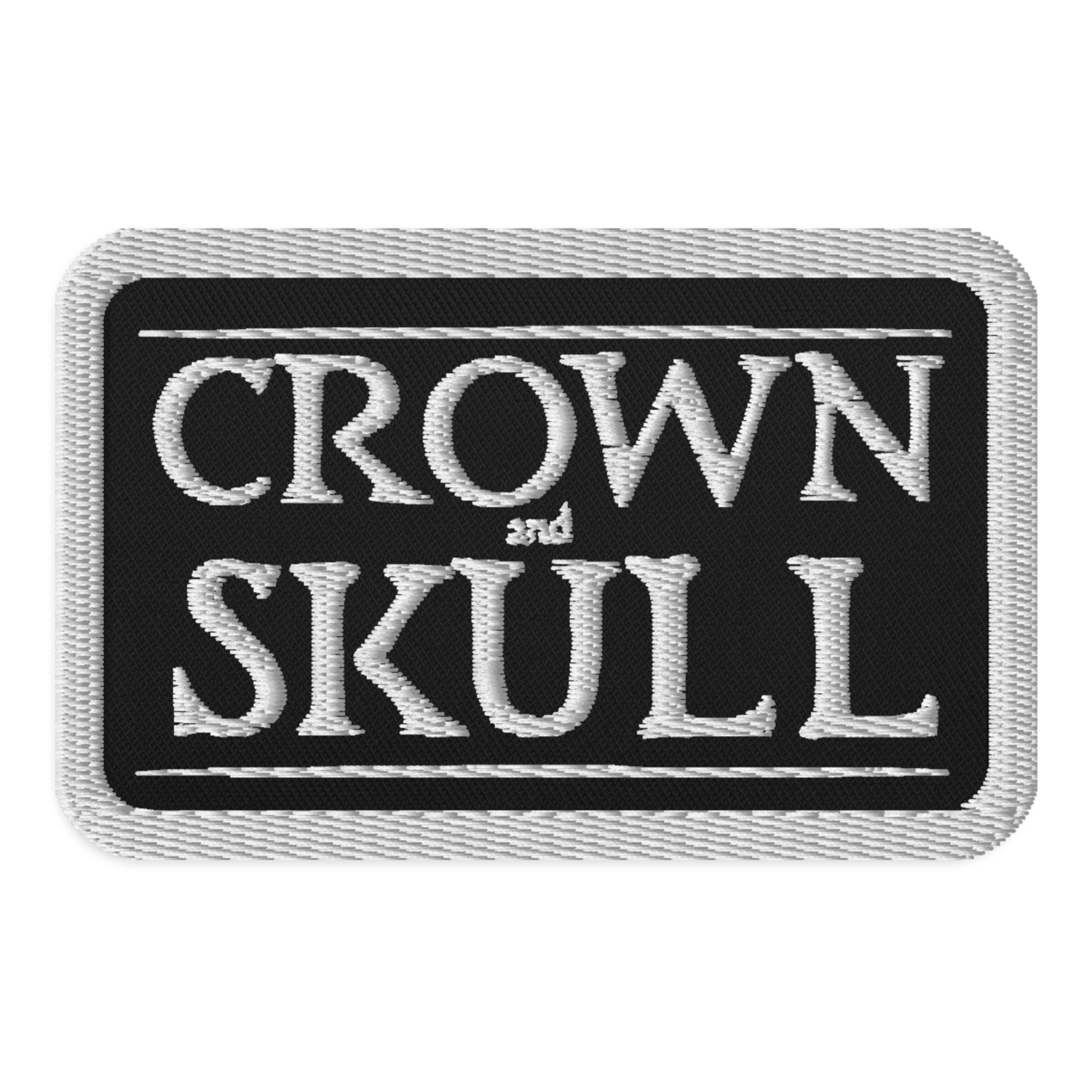 CROWN and SKULL Patch