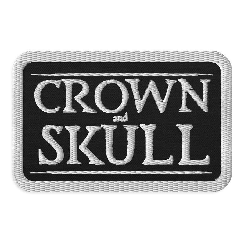CROWN and SKULL Patch