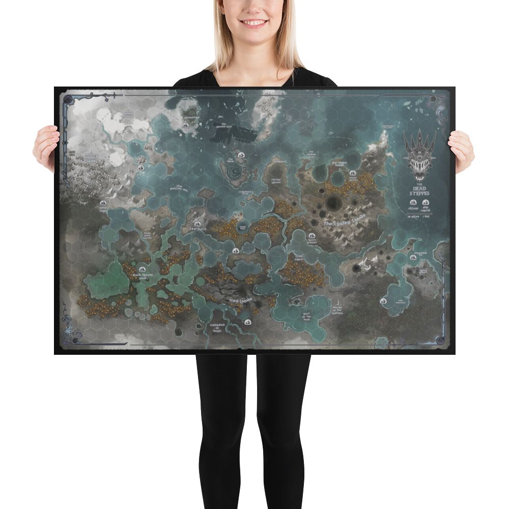 The Dead Steppes Table Map