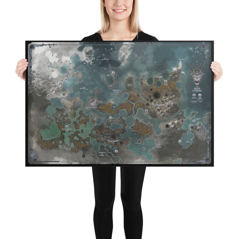 The Dead Steppes Table Map