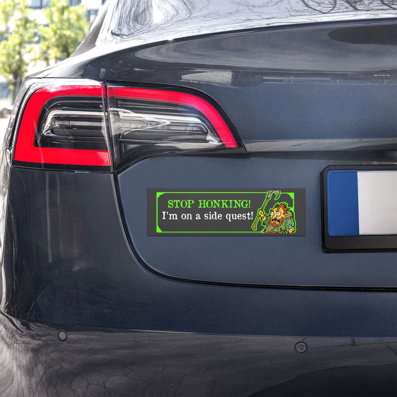 Mad Cappy Car Magnet