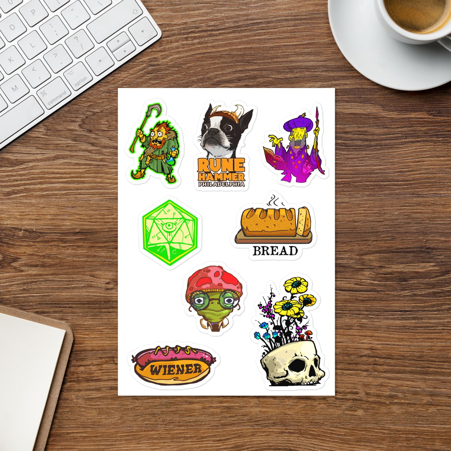Runehammer Goofy Stickers