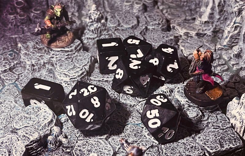 Runehammer Polyhedral Dice Set: Dark Star
