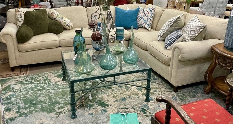 Sectional 10&#39; x 8&#39; Taupe fabric