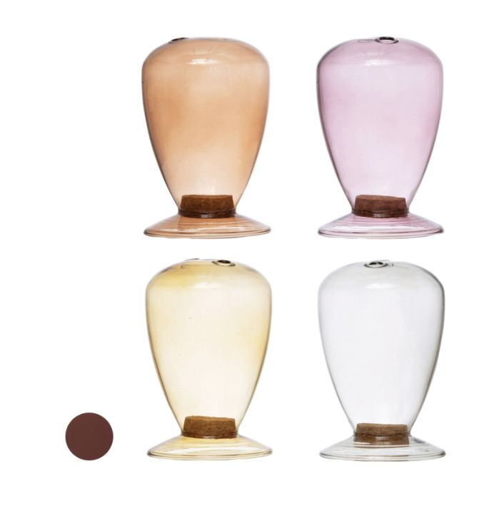 Glass Match Holder Triangle