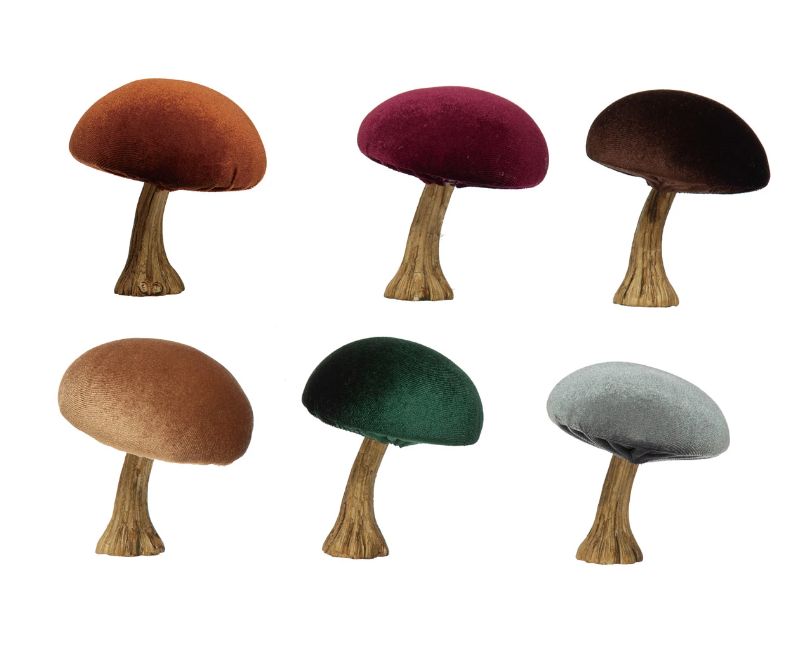 Small Purple Standing Mushroom