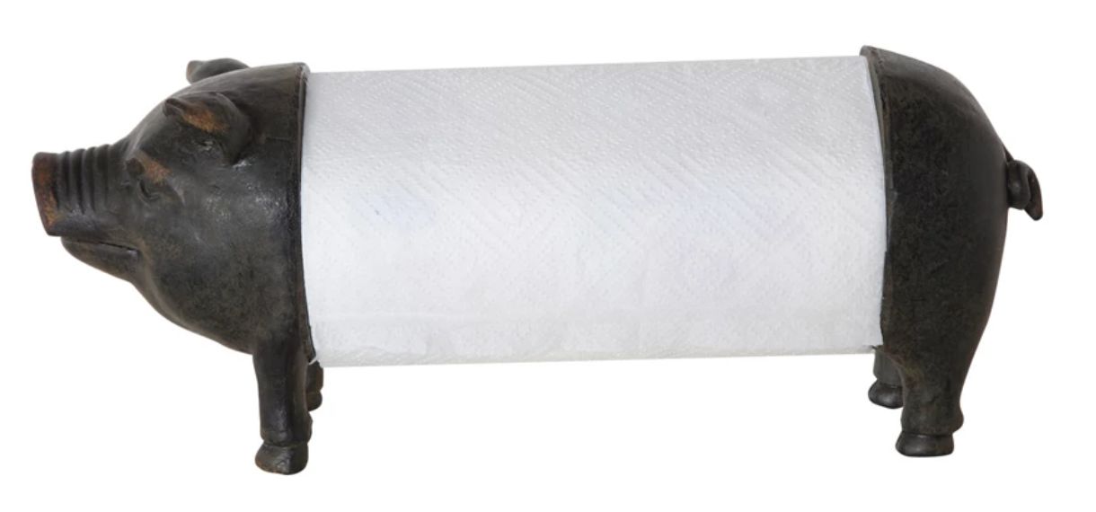 Pig Paper Towel Holder