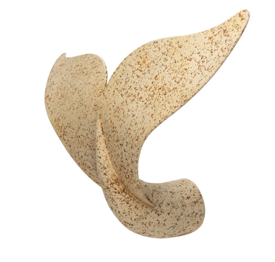 Metal Whale Tail Wall 24-1/4&quot;L