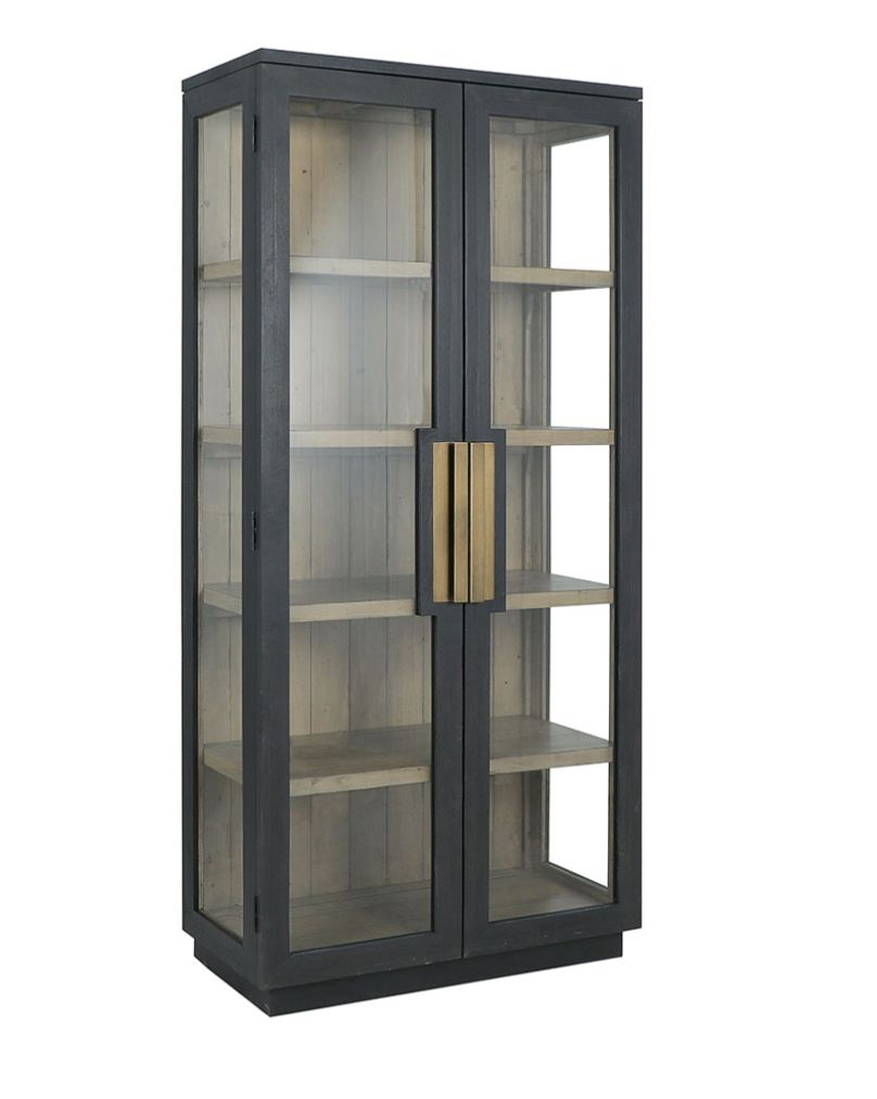 Larson Reclaimed Pine 82&quot; Carbon Black