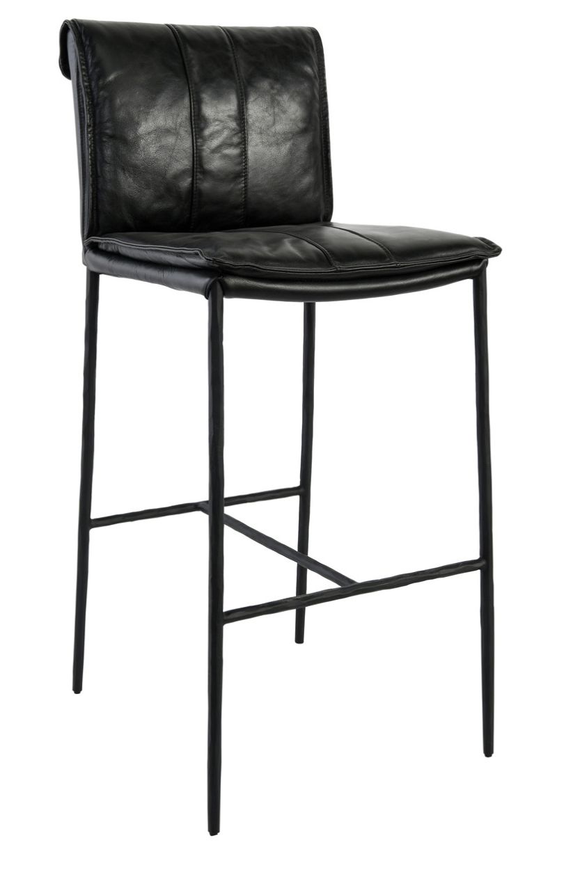 Mayer 30&quot; Bar Stool Jet Black