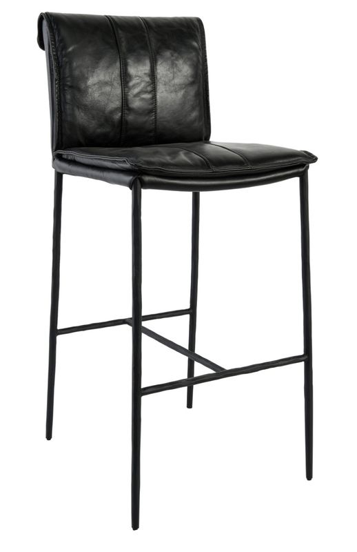 Mayer 30&quot; Bar Stool Jet Black
