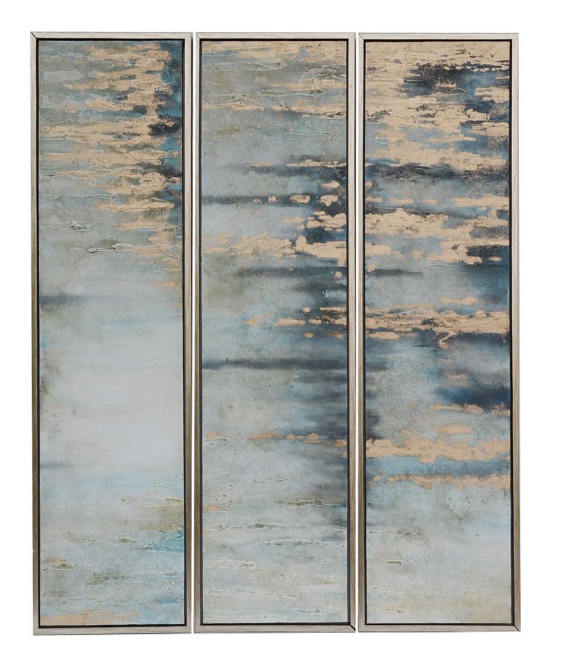 Set of 3 Abstract W Frame